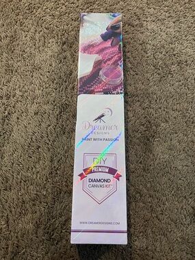 Dreamers Jungle Gaze Diamond Canvas Kit - Orange, Green, Purple